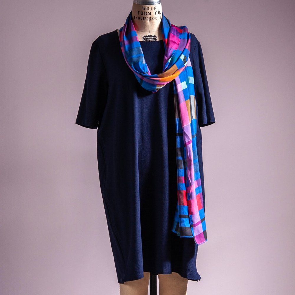 COPY - Eileen Fisher Navy Dress Size Large